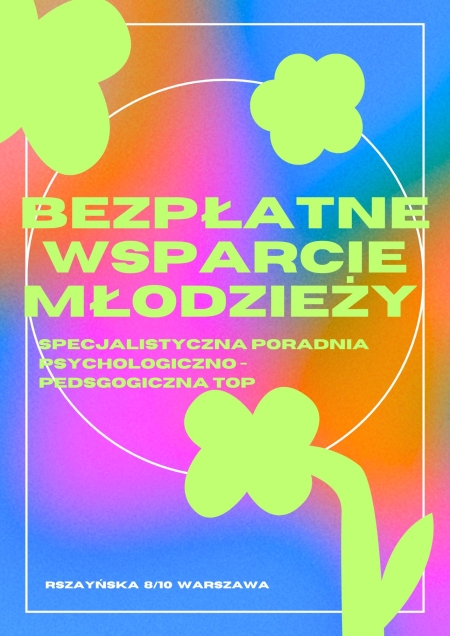 Wsparcie dla Uczniów w Specjalistycznej Poradni Psycholgiczno - Pedagogicznej TOP 