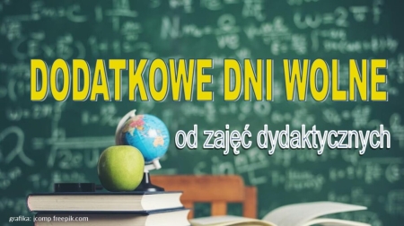 Dodatkowe dni wolne od zajęć dydaktyczno - wychowawczych