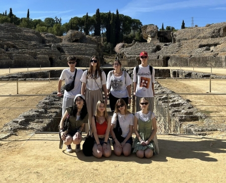 Uczniowie z Erasmusa w Itálice 