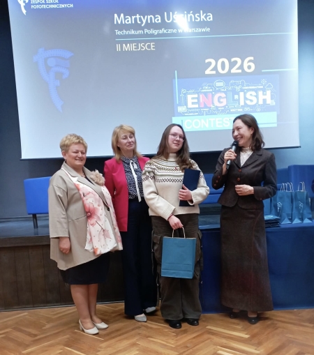 Martyna Uścińska triumfuje w Konkursie English Contest