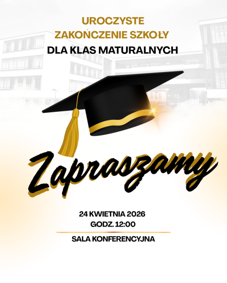 Zakończenie szkoły dla klas maturalnych