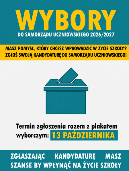 Wybory do Samorządu Uczniowskiego